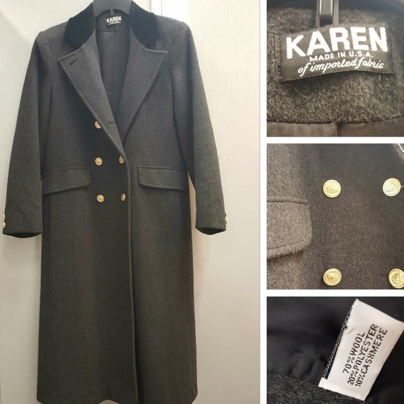 KAREN Millitary long coat ❄ - Picture 1 of 8